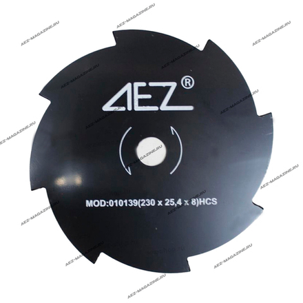 Диск для бензокосы 8-ми зубый(уп.картон) 230х25,4х1,4 серия PROFESSIONAL