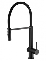 Смеситель для кухни с гибким изливом WONZON & WOGHAND, Черный матовый (WW-88438003-MB)