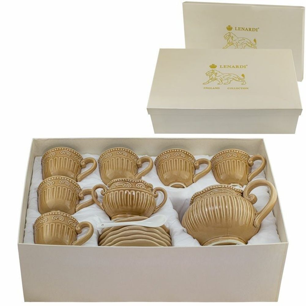 Lenardi 110426 Чайный сервиз 16пр. 250 мл БАВАРИЯ в под.уп.(х3)Керамика