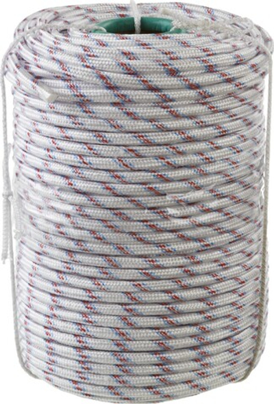 СИБИН d 10 мм, 24-прядный, 100 м, плетеный, с сердечником, полипропиленовый фал (50215-10)