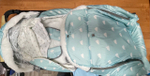 Санки-коляска Nika Kids 7.1Б (НД7-1Б), голубой с облаками