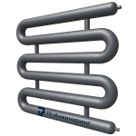 Регистр отопления РЗЭ-6x159x4,0-5000 шестирядный змеевиковый с эллиптическими заглушками