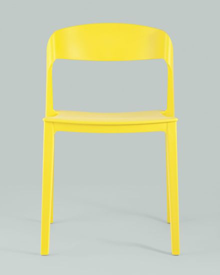 Стул Moris пластик желтый