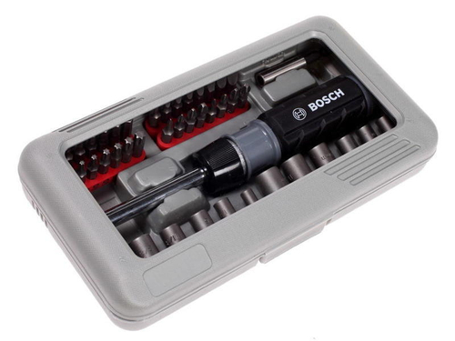 Набор бит и торцевых ключей Bosch 46шт 2607019504