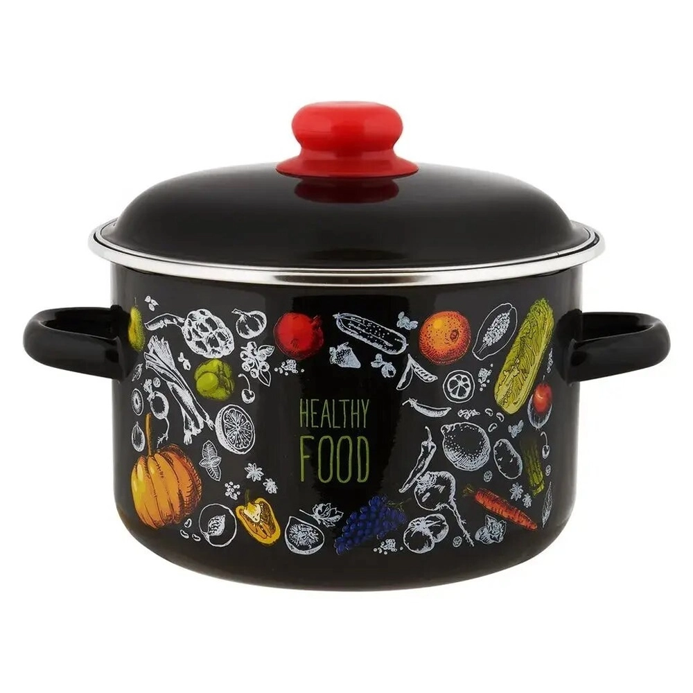 Кастрюля эмал цил Healthy food 2,0л ТМ Appetite