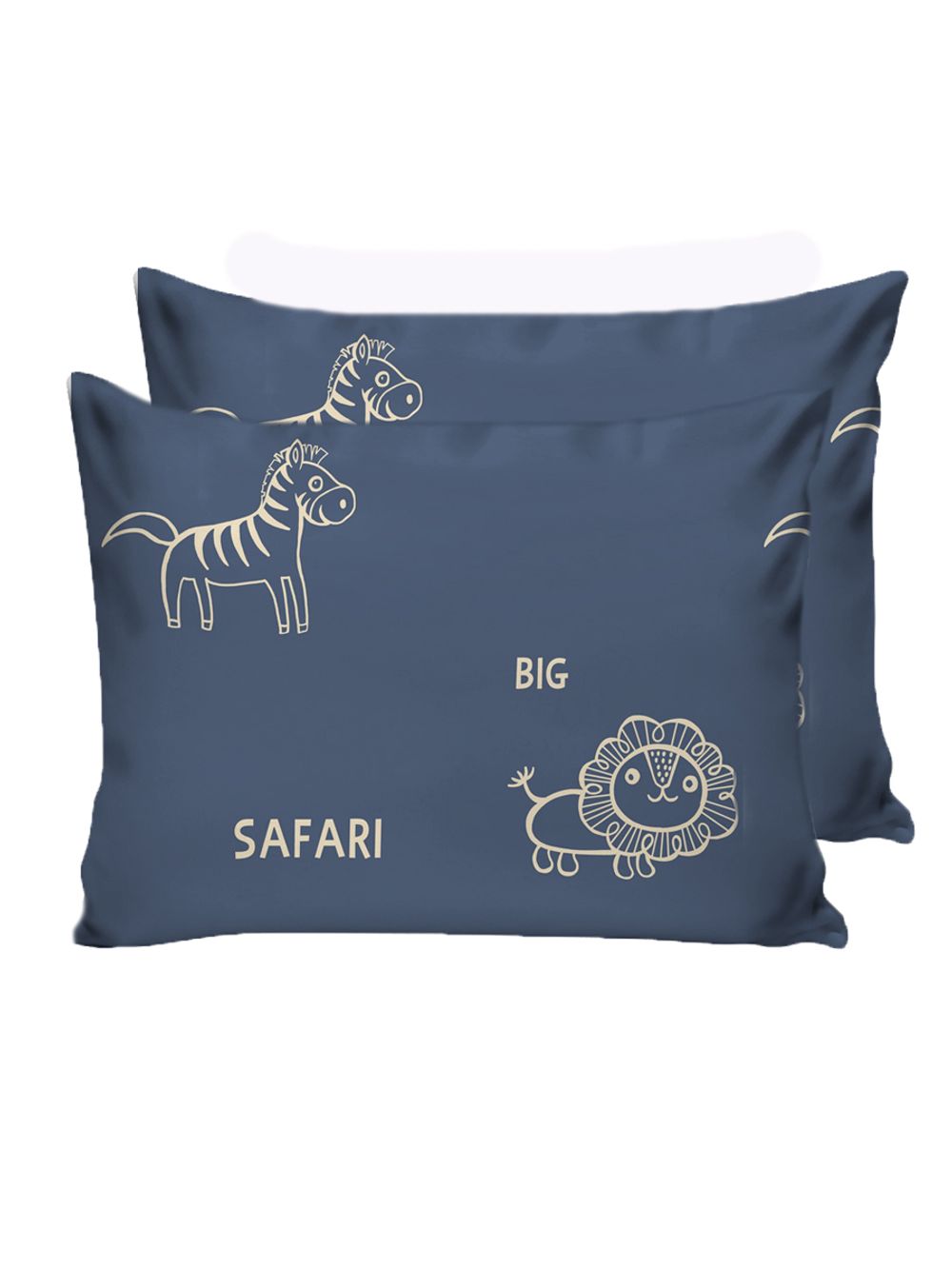 Постельное белье Сказка "SAFARI/Safari (компаньон)" 2-спальный Наволочка 50х70 см 2 шт Простынь 240х215 см Пододеяльник 175х215 см, перкаль