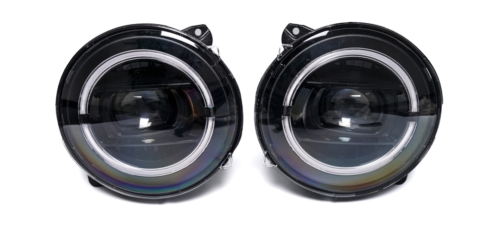 Передние фары Dark Night для Mercedes Benz G class W465 G450 G500 G550 G63 2025+ Гелик Гелентваген