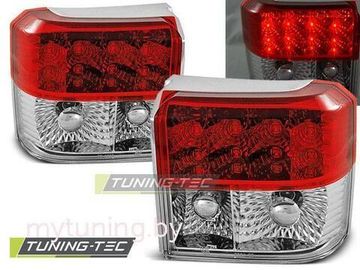 Задние фонари red white led для VW T4