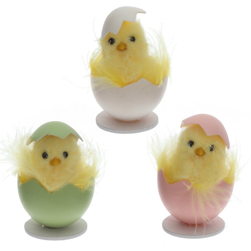 GAEM Фигурка декоративная "Цыпленок" (блок 12шт), L5 W5 H7,5 см, 3в.