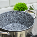 Кастрюля 2,3л с крышкой "MercuryHaus" MC-1772 Silver