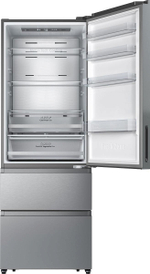 Отдельностоящий двухкамерный холодильник Gorenje NRM720FSXL4
