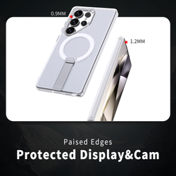 Прозрачный чехол Mesh Pro Magnetic Case для Samsung Galaxy S22 Ultra