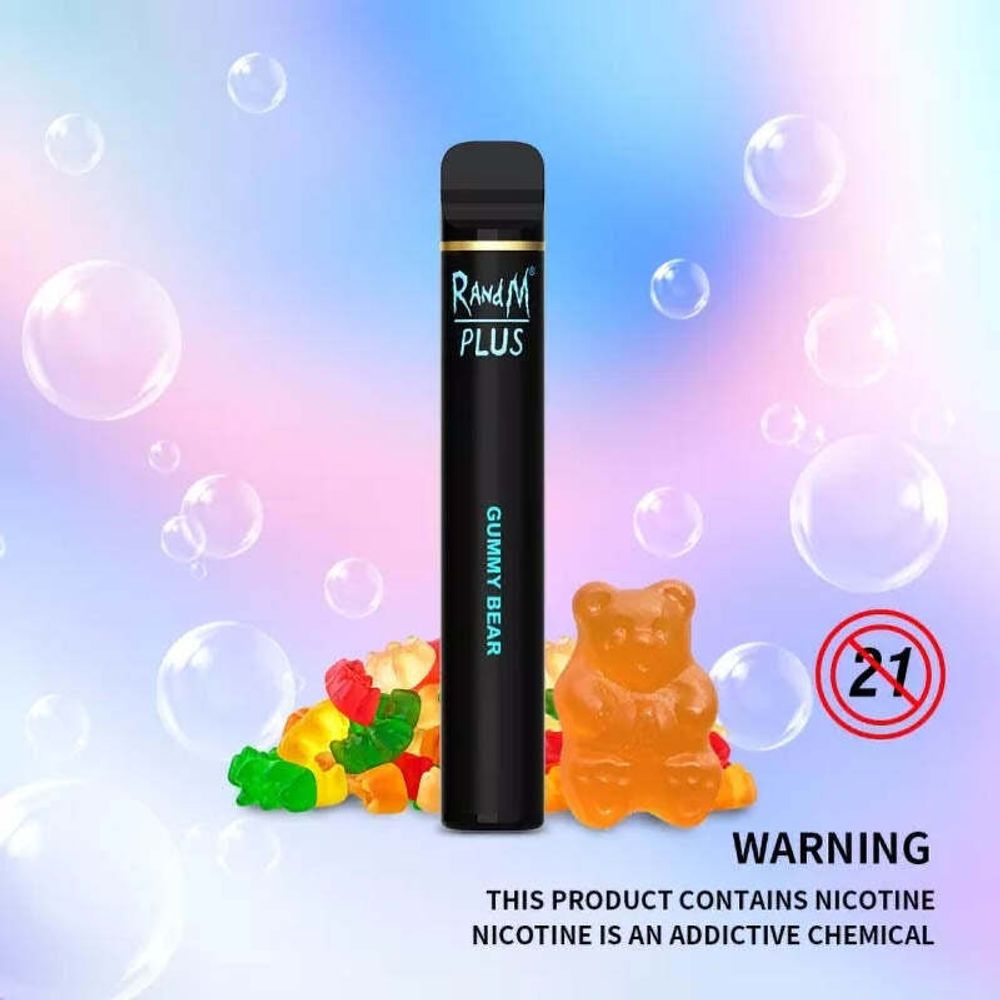 RandM 800 Plus - Gummy Bear (2% nic)