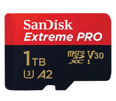Карта памяти SanDisk MicroSDXC 1TB Extreme Pro UHS-I A2 V30 U3 200/140MB/s + SD-адаптер