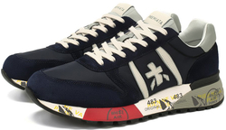 Premiata Lander 3756 темно-синие с красным