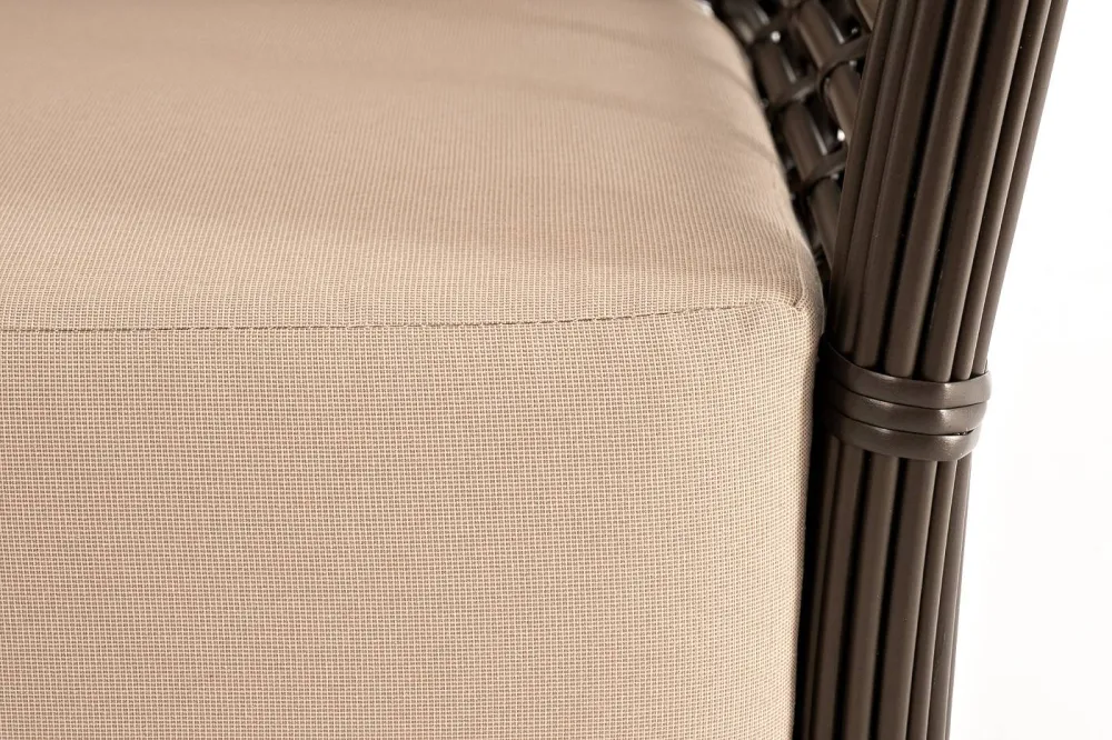 "Валенсия" диван из искусственного ротанга трехместный, цвет бронзовый