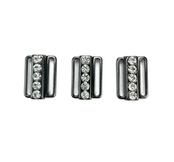 Застежка металл графит 15 мм