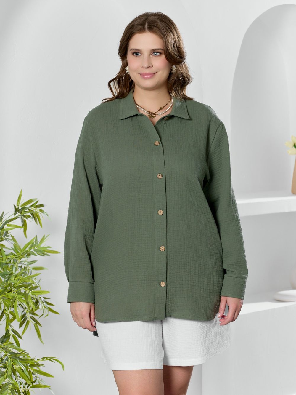 Рубашка Вуаль-6 Виотекс ХАКИ