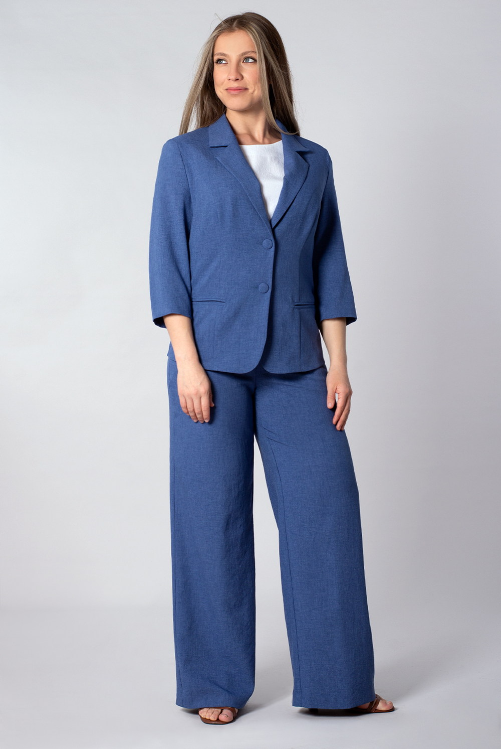 Жакет женский 3736зп, синий #259Син043736зп