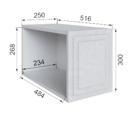 Антресоль Бруклин 25АТ300