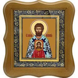 Никита Исповедник Аполлониадский, архиепископ, святитель. Икона на холсте.