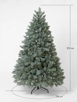 Ель голубая искусственная «Бордо» (Литая хвоя) 180 см / 1.8 м