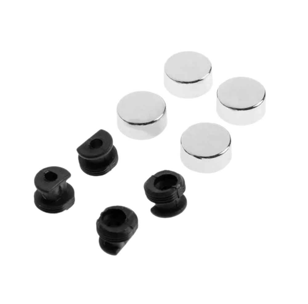 ЗЕРКАЛОДЕРЖАТЕЛЬ ELEMENT МЕТ+ПЛАСТИК №1 ХРОМ D17ММ 4ШТ 11662