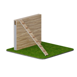 Препятствие Забор с наклонной доской