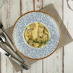 Тарелка глубокая 450 мл d 23 см h8 см для пасты, для супа Edera By Bone Innovation [6]