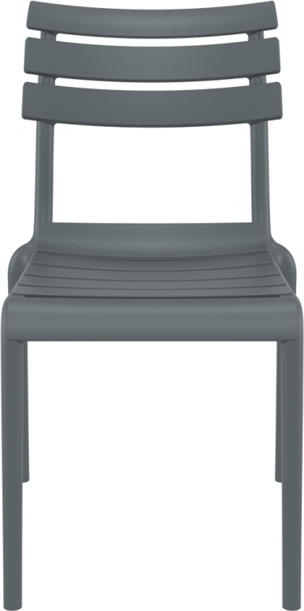 Стул пластиковый Siesta Contract Helen, темно-серый
