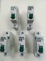 Автоматический выключатель 1-пол. 16А тип C 4,5кА серия ВА-101 DEKraft (5шт)