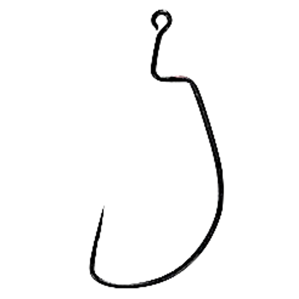 Крючок Офсетный Owner 5108-121 № 2/0 Black Chr. 5шт All Purpose Softbait Hook