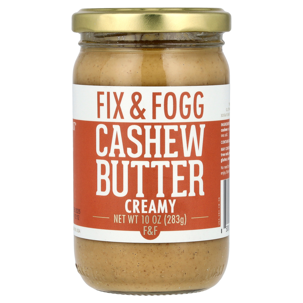 Fix & Fogg, Масло кешью, сливочное, 283 г (10 унций)
