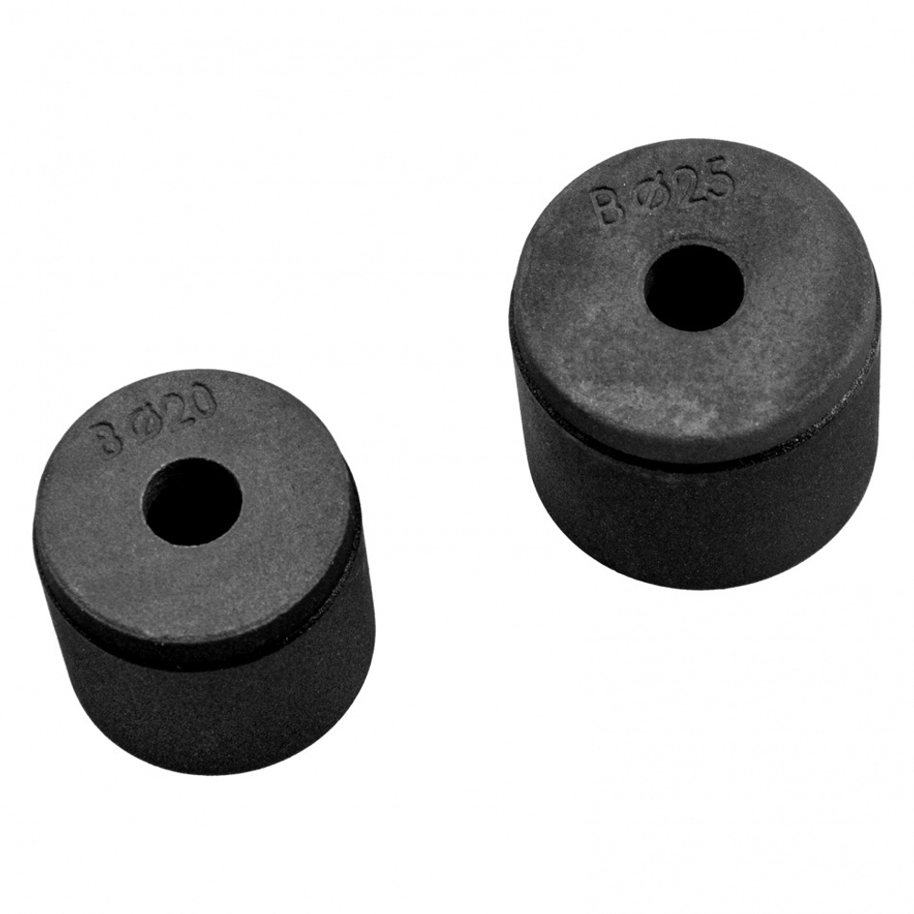 Насадки с тефлоновым покрытием к аппарату для сварки полипропиленовых труб, D: 20 мм, 25 мм Kronwerk