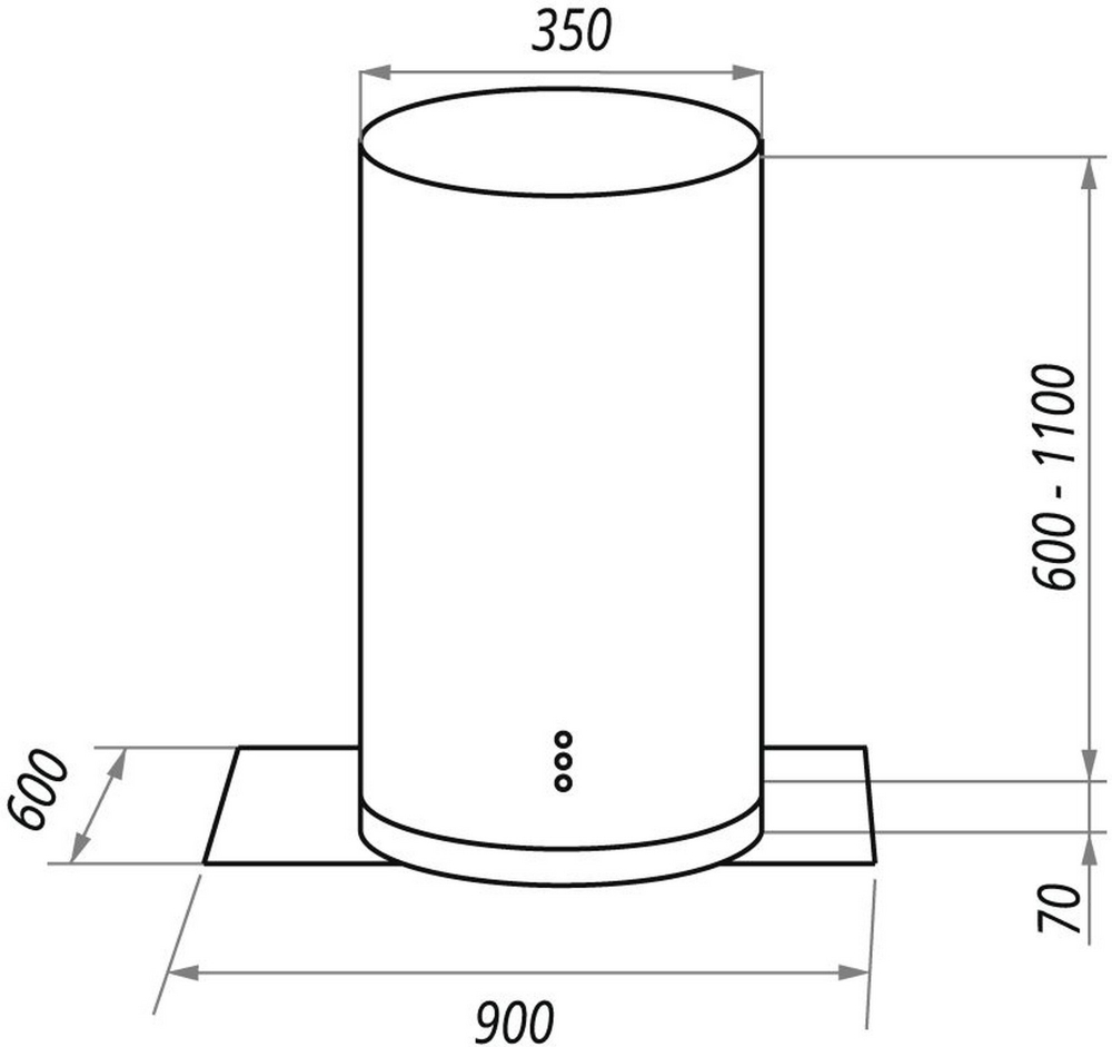 Кухонная вытяжка MAUNFELD Berta Plus 90 нержавеющая сталь (в 3-х коробках) фото 2