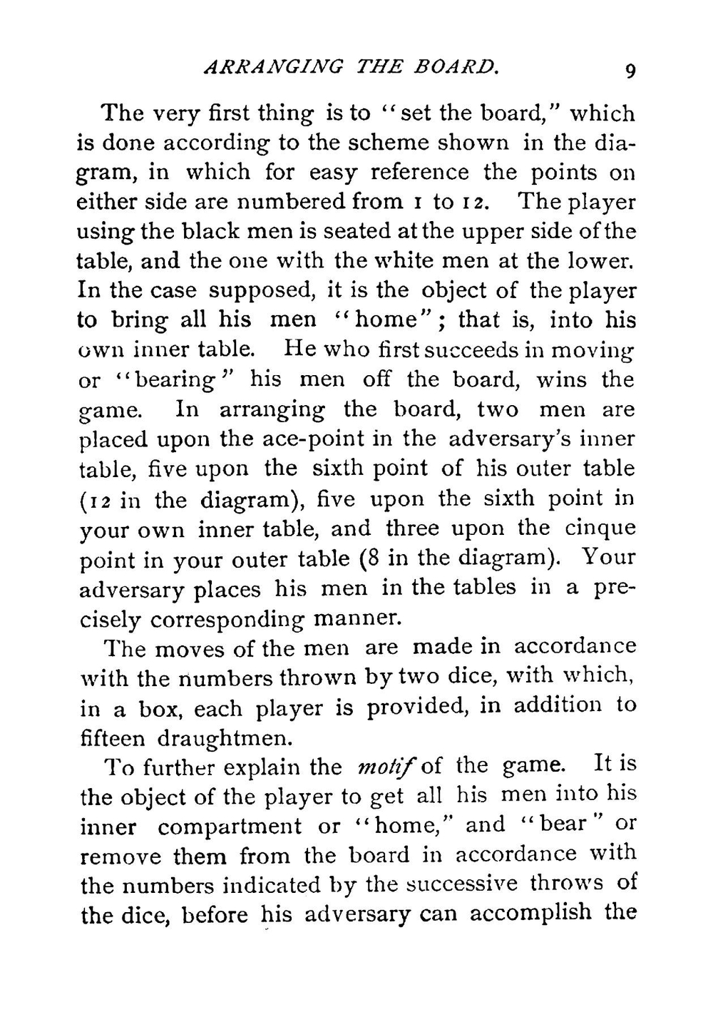 Backgammon and draughts (or checkers) | George Frederick Pardon