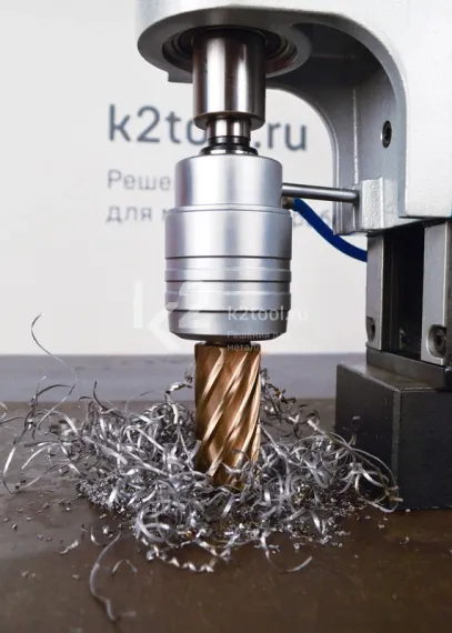 Корончатое сверло Karnasch 18х80 мм, GOLD-LINE, Weldon 19, арт. 20.1285U-018