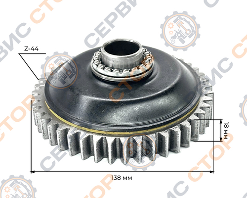 Шестерня промежуточная Z-44 c 6-ю шариками