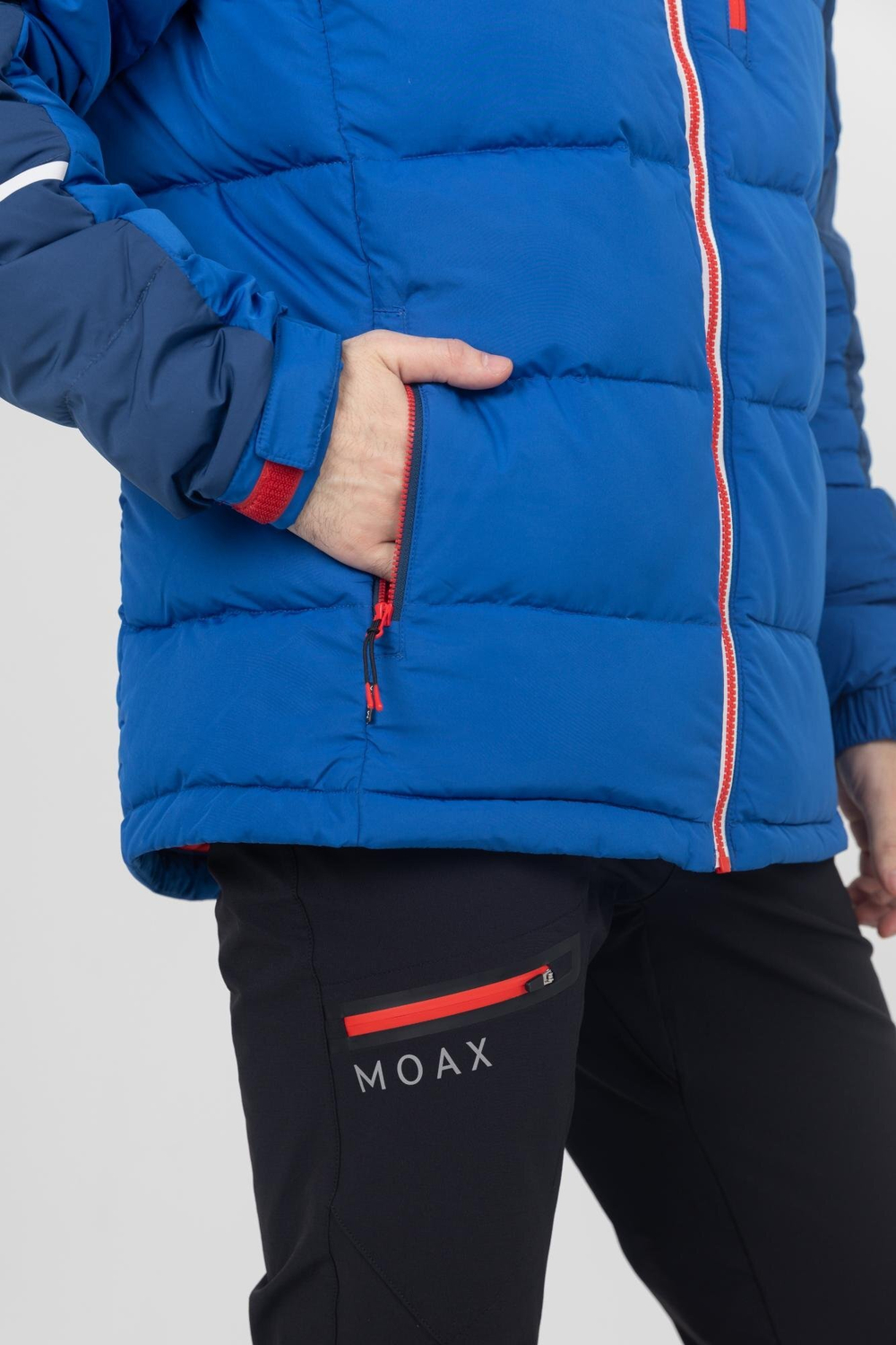 Куртка пуховая MOAX Club Team мужская, олимпийский синий