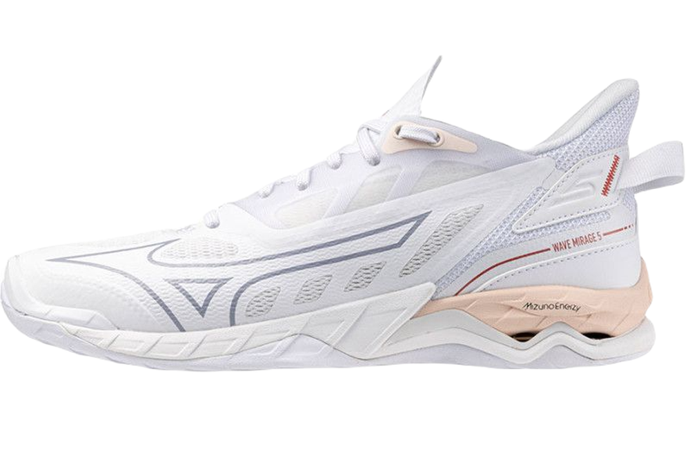 Женские кроссовки для бадминтона/сквоша Mizuno Wave Mirage 5 - белый