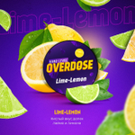 Tabak Overdose Lime-Lemon (Zitrone-Limette) 200gr