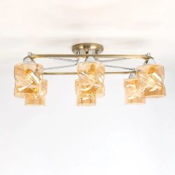 Citilux Плутон CL170162 Люстра потолочная Бронза Хром