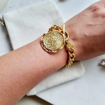 Браслет Anne Klein с монетой