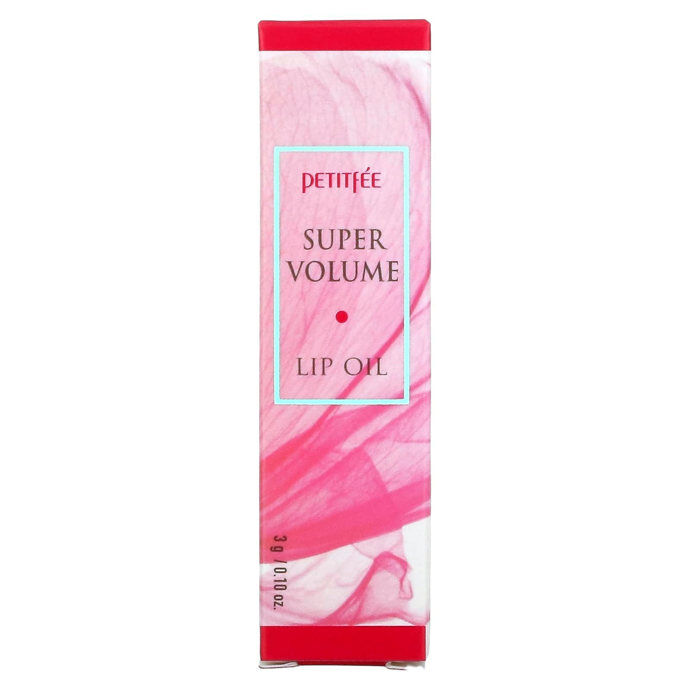 Petitfee, Super Volume, масло для губ для объема, 3 г (0,10 унций)
