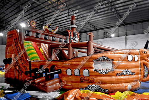 Надувной корабль "Весёлый Роджер Brown"