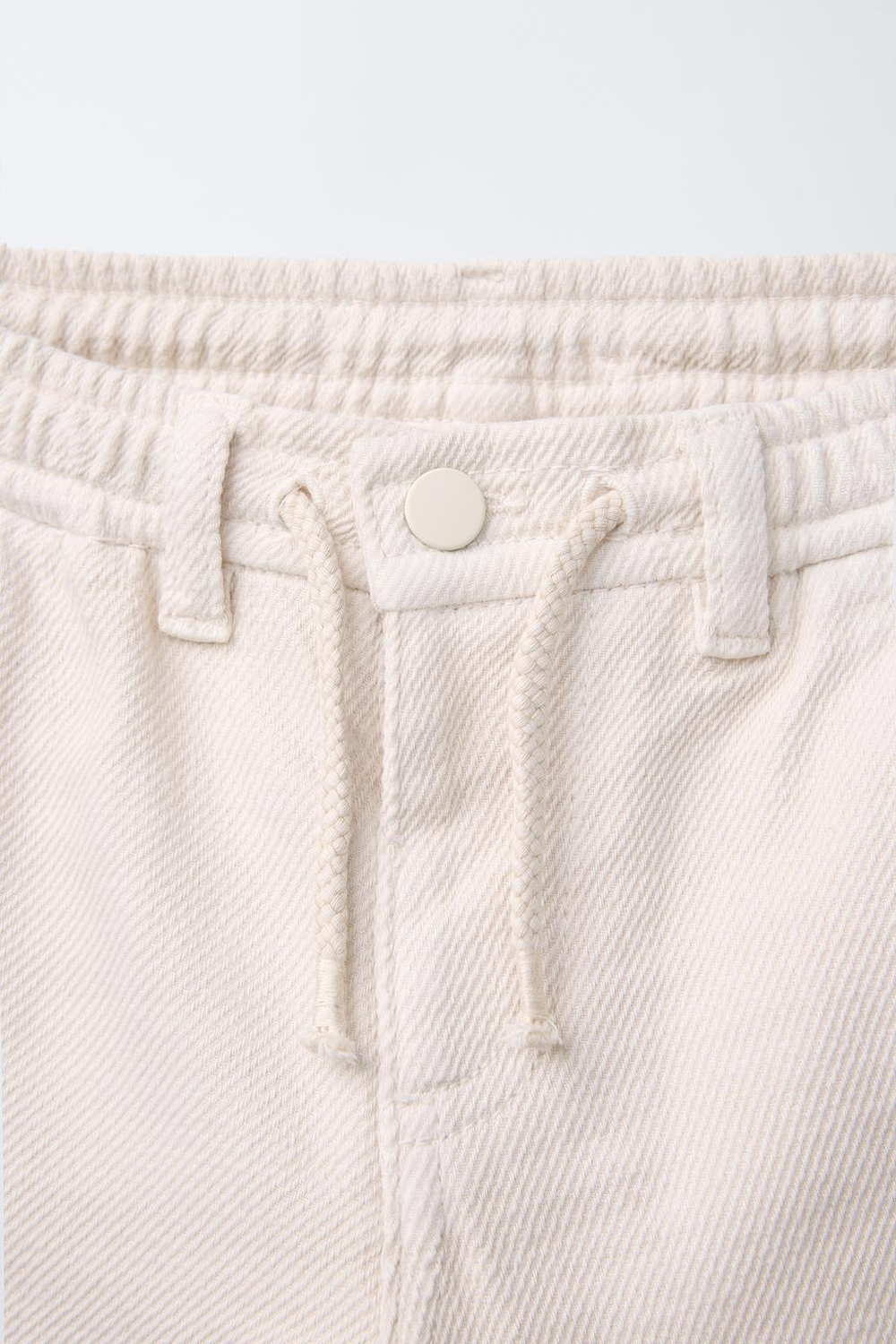 Брюки straight fit из твила