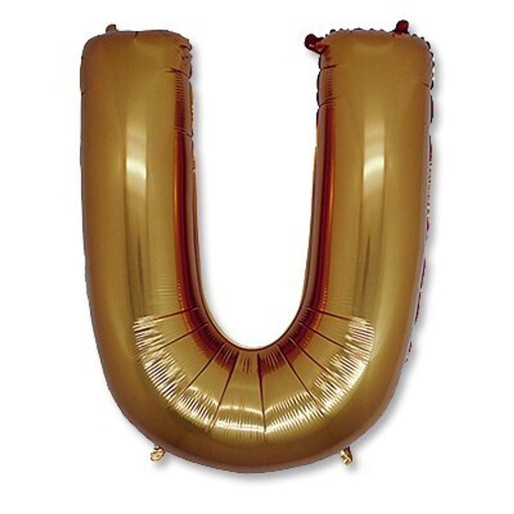 Буква "U" (золото)