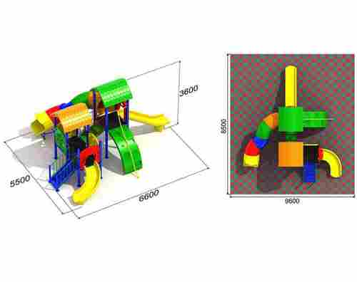 Детская игровая зона «Дикий Лес» 6.6x5.5x3.6 м