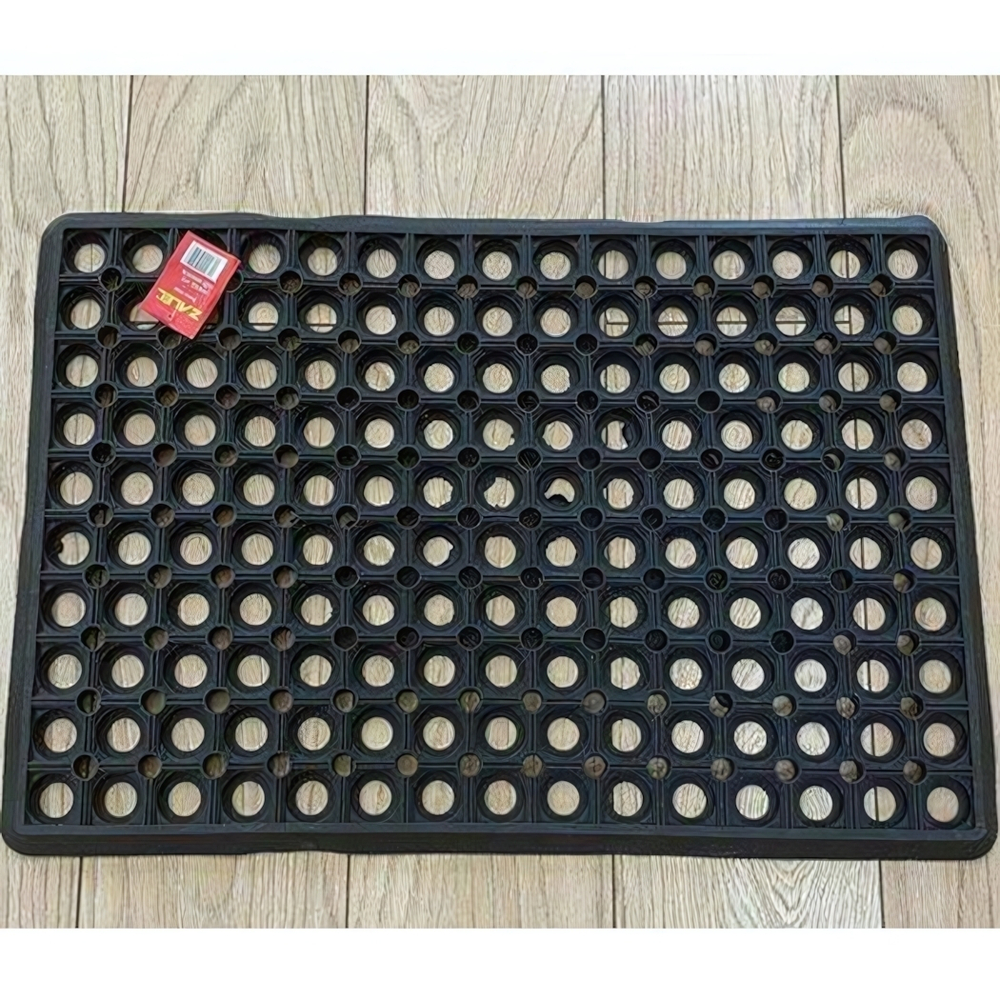 Коврик ячеистый грязесборный резиновый 50*80см высота 10мм арт. 511