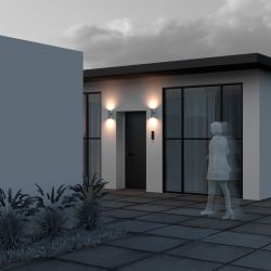 Уличный архитектурный светодиодный светильник Maytoni Shim O303WL-L24W3K